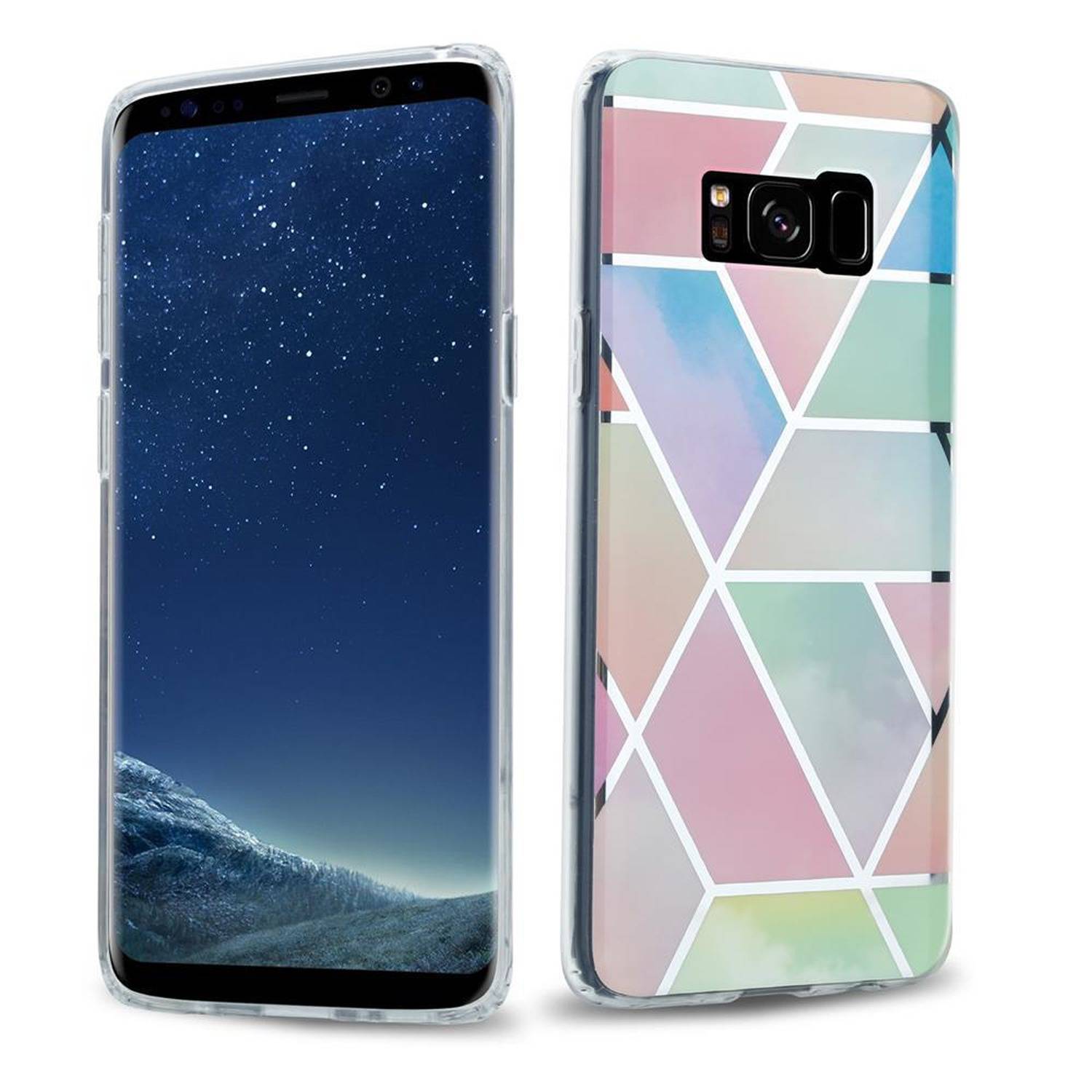 Cadorabo Schutzhülle für Samsung Galaxy S8 PLUS Hülle in Rosa TPU Handyhülle Etui Case Cover