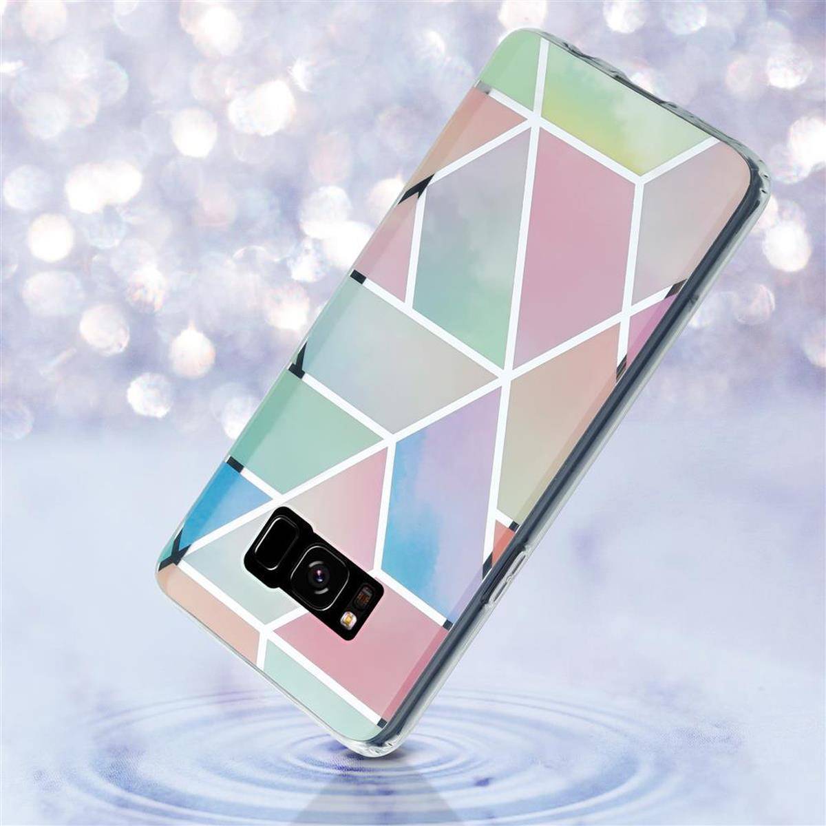 Cadorabo Schutzhülle für Samsung Galaxy S8 PLUS Hülle in Rosa TPU Handyhülle Etui Case Cover