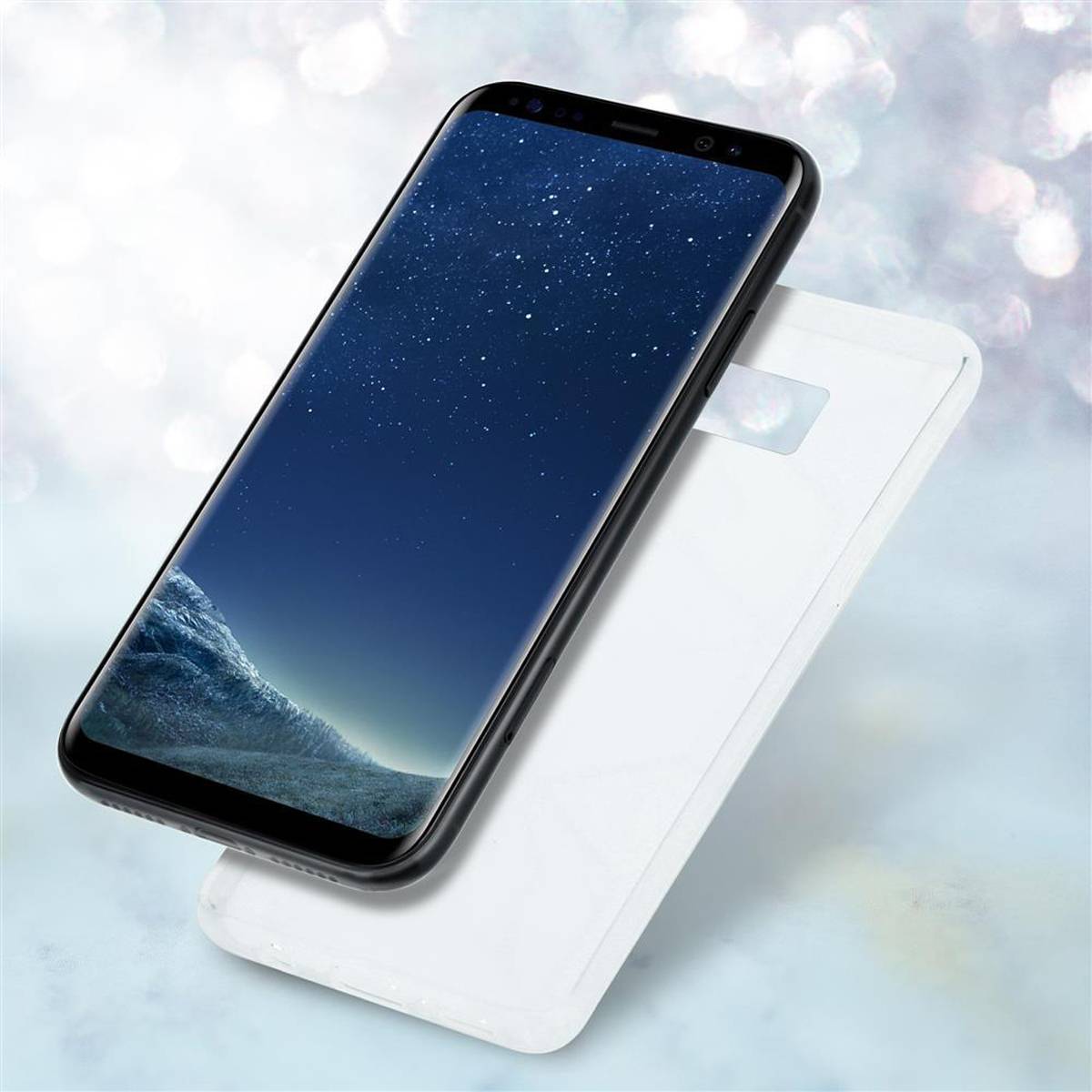 Cadorabo Schutzhülle für Samsung Galaxy S8 PLUS Hülle in Rosa TPU Handyhülle Etui Case Cover