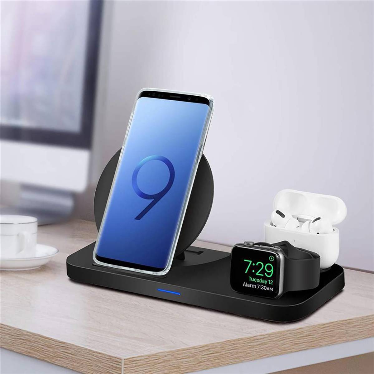 Cadorabo Schutzhülle für Samsung Galaxy S9 Hülle in Grün TPU Handyhülle Etui Case Cover