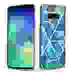 Cadorabo Schutzhülle für Samsung Galaxy S10 4G Hülle in Blau TPU Handyhülle Etui Case Cover