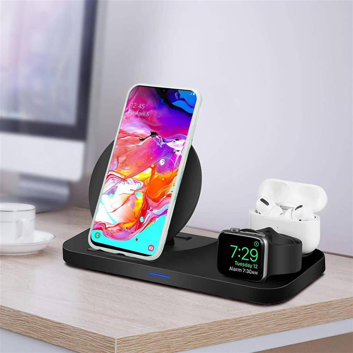 Cadorabo Schutzhülle für Samsung Galaxy A70 / A70s Hülle in Grün TPU Handyhülle Etui Case Cover