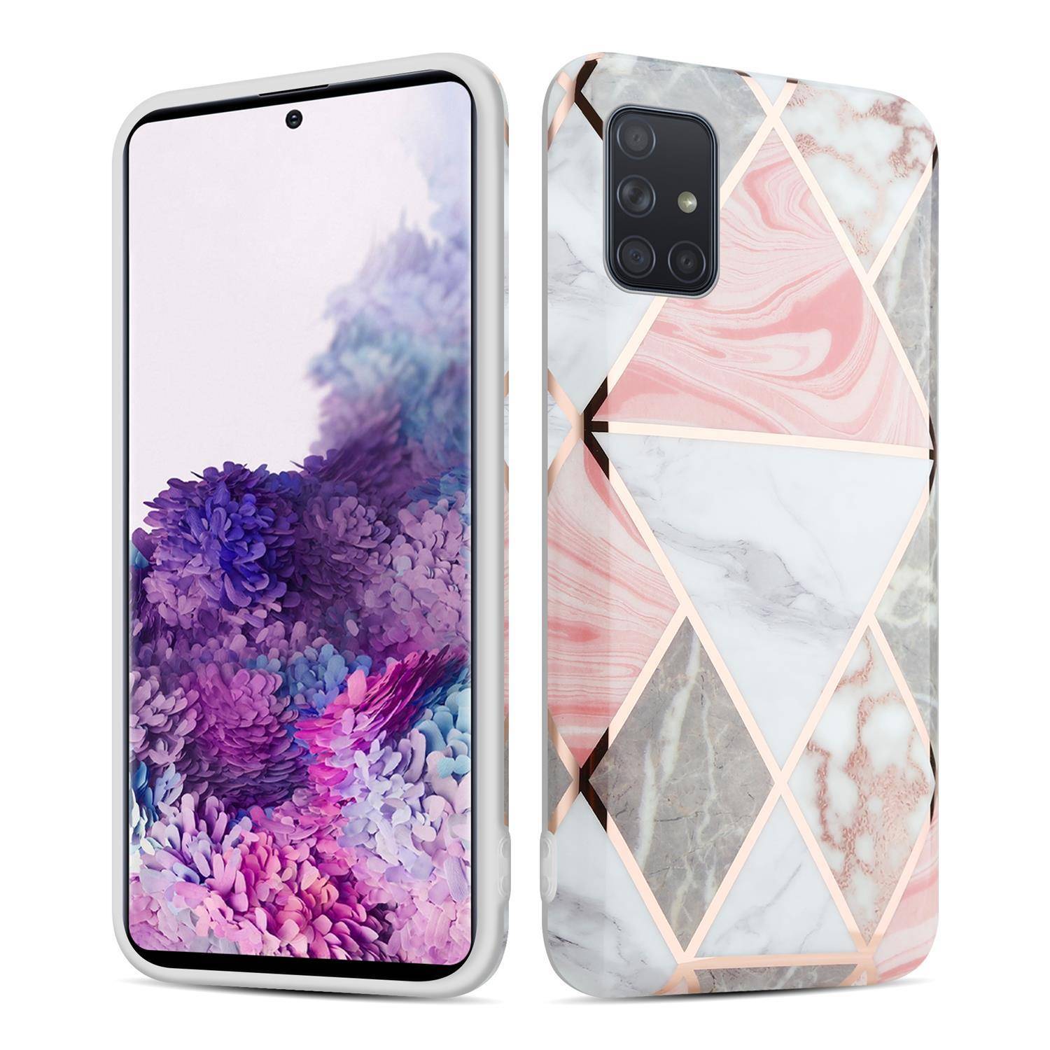 Cadorabo Schutzhülle für Samsung Galaxy A71 5G Hülle in Grau TPU Handyhülle Etui Case Cover