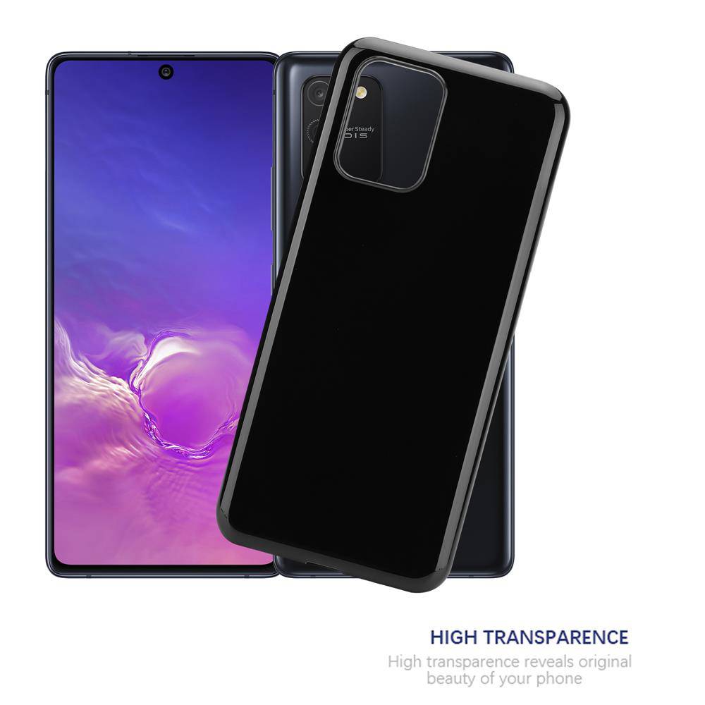 Cadorabo Hülle für Samsung Galaxy A91 / S10 LITE / M80s Schutz Hülle in Schwarz Schutzhülle TPU Silikon Cover Etui Case