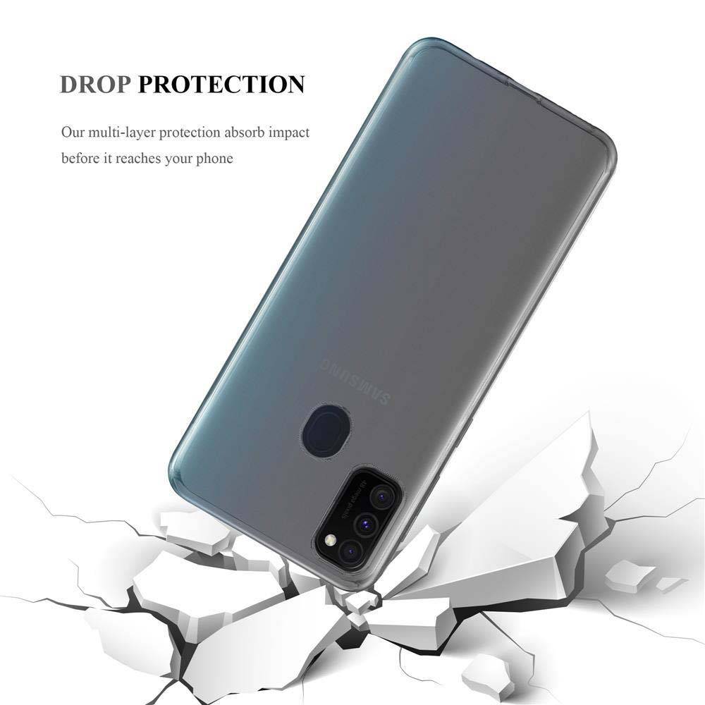 Cadorabo Hülle für Samsung Galaxy M21 / M30s Schutz Hülle in Transparent Schutzhülle TPU Silikon Cover Etui Case