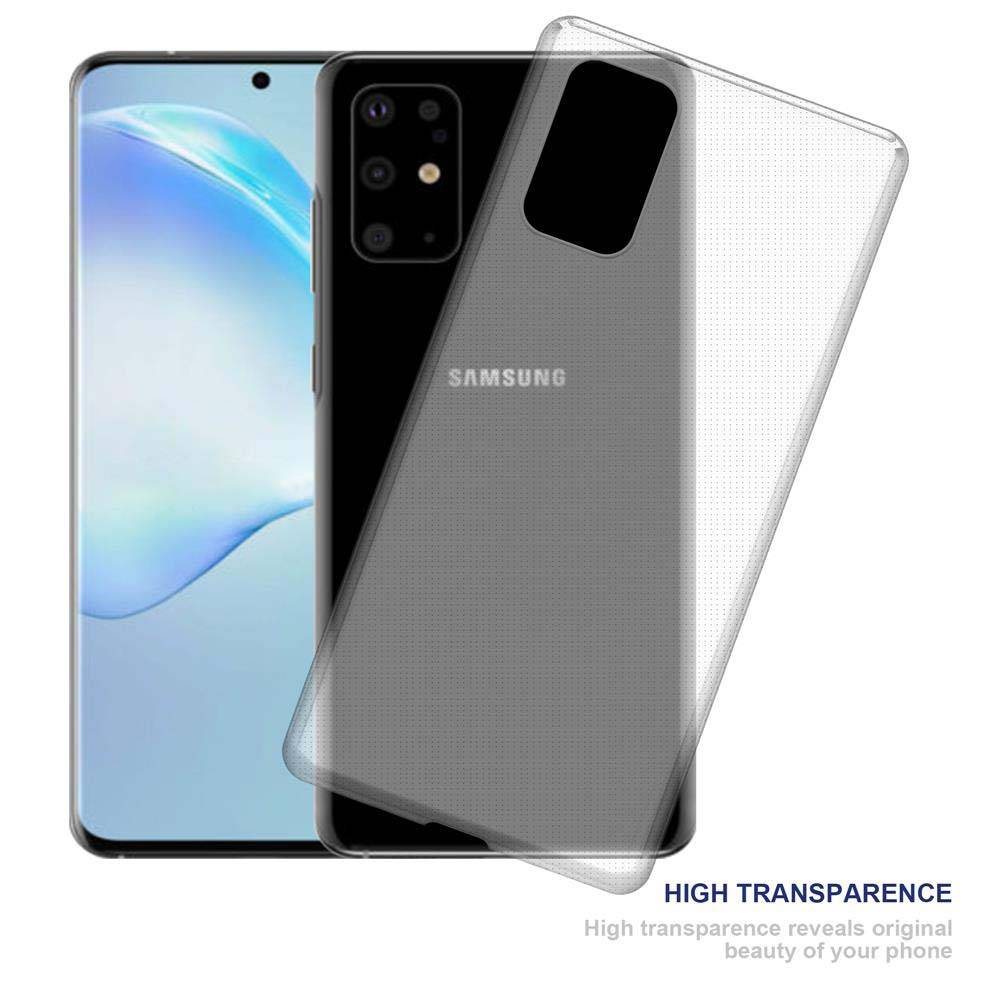 Cadorabo Hülle für Samsung Galaxy S20 PLUS Schutz Hülle in Transparent Schutzhülle TPU Silikon Cover Etui Case