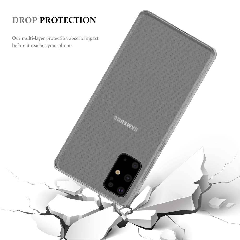 Cadorabo Hülle für Samsung Galaxy S20 PLUS Schutz Hülle in Transparent Schutzhülle TPU Silikon Cover Etui Case