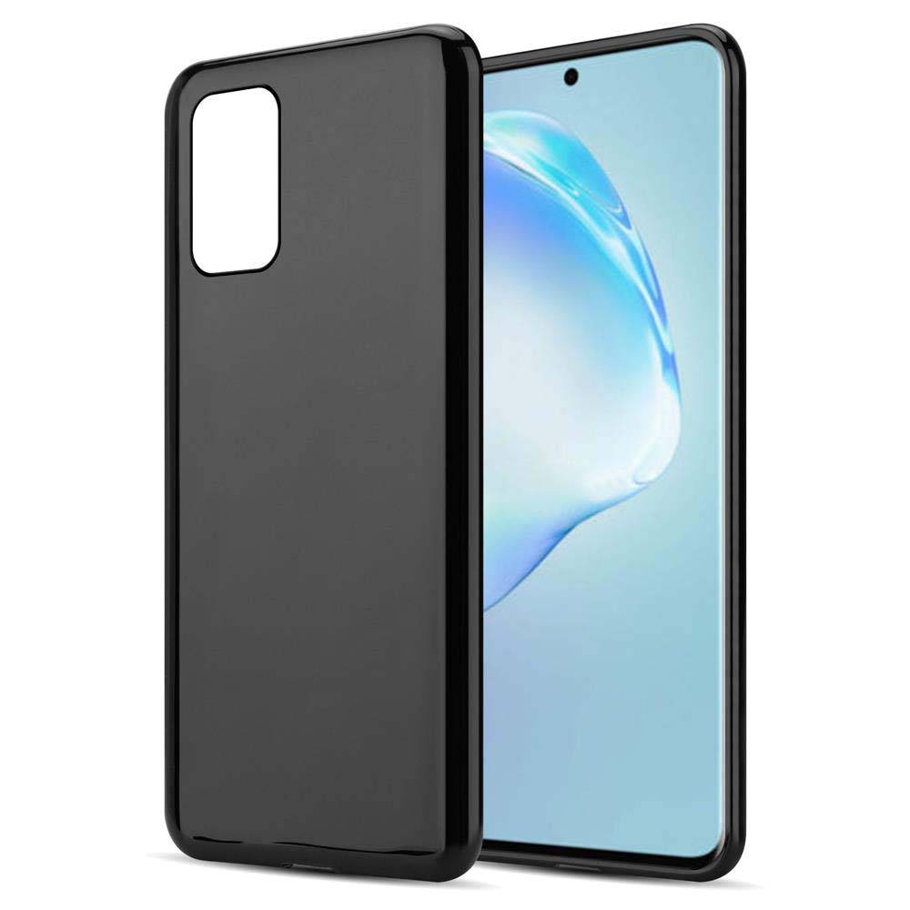 Cadorabo Hülle für Samsung Galaxy S20 PLUS Schutz Hülle in Schwarz Schutzhülle TPU Silikon Cover Etui Case