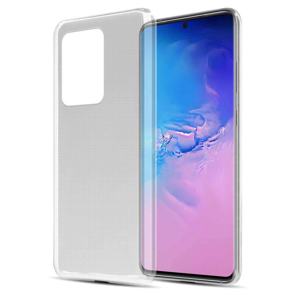 Cadorabo Hülle für Samsung Galaxy S20 ULTRA Schutz Hülle in Transparent Schutzhülle TPU Silikon Cover Etui Case