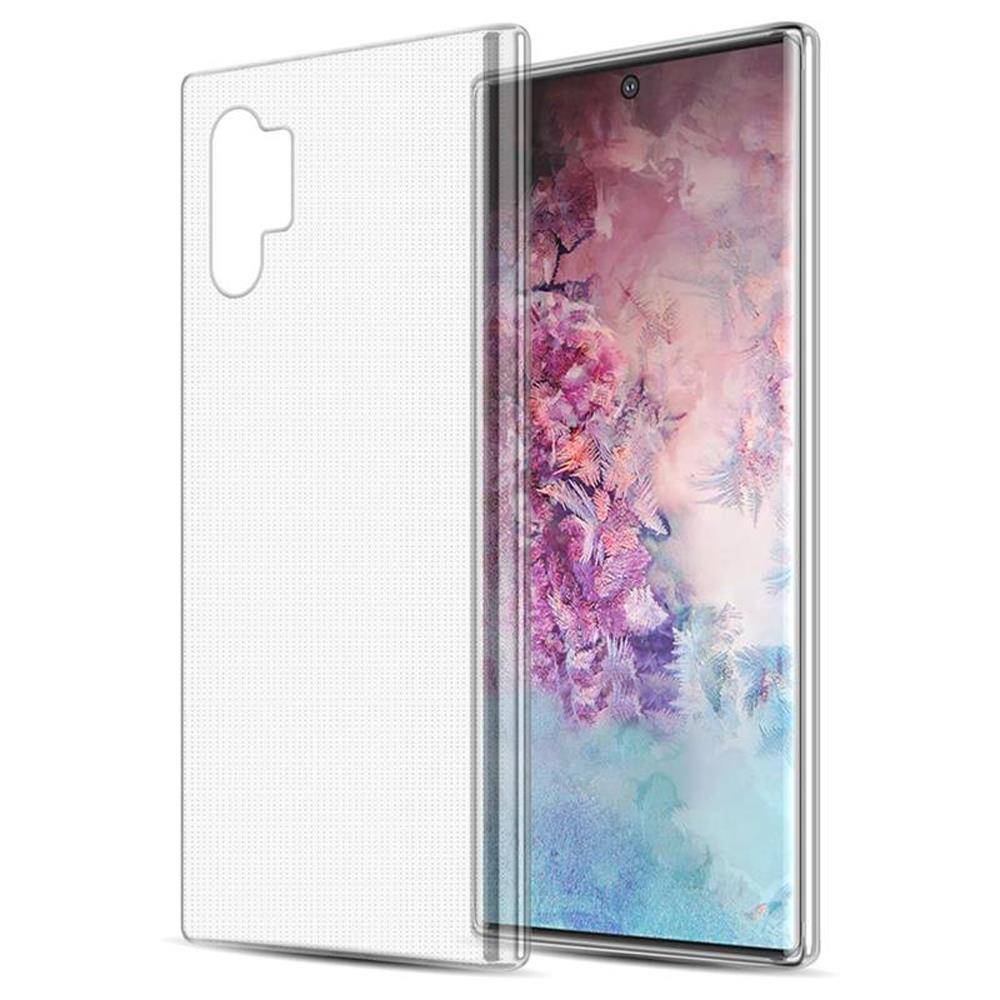 Cadorabo Hülle für Samsung Galaxy NOTE 10 PLUS Schutz Hülle in Transparent Schutzhülle TPU Silikon Cover Etui Case