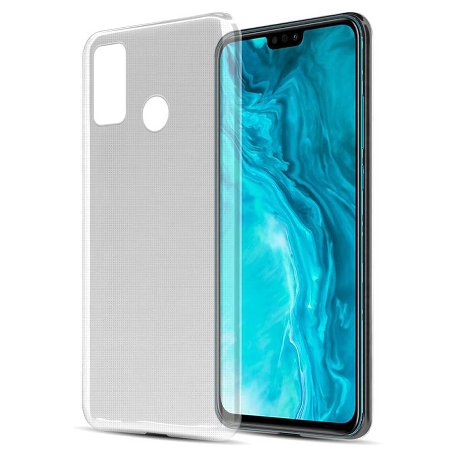 Cadorabo Hülle für Honor 9X LITE Schutz Hülle in Transparent Schutzhülle TPU Silikon Cover Etui Case