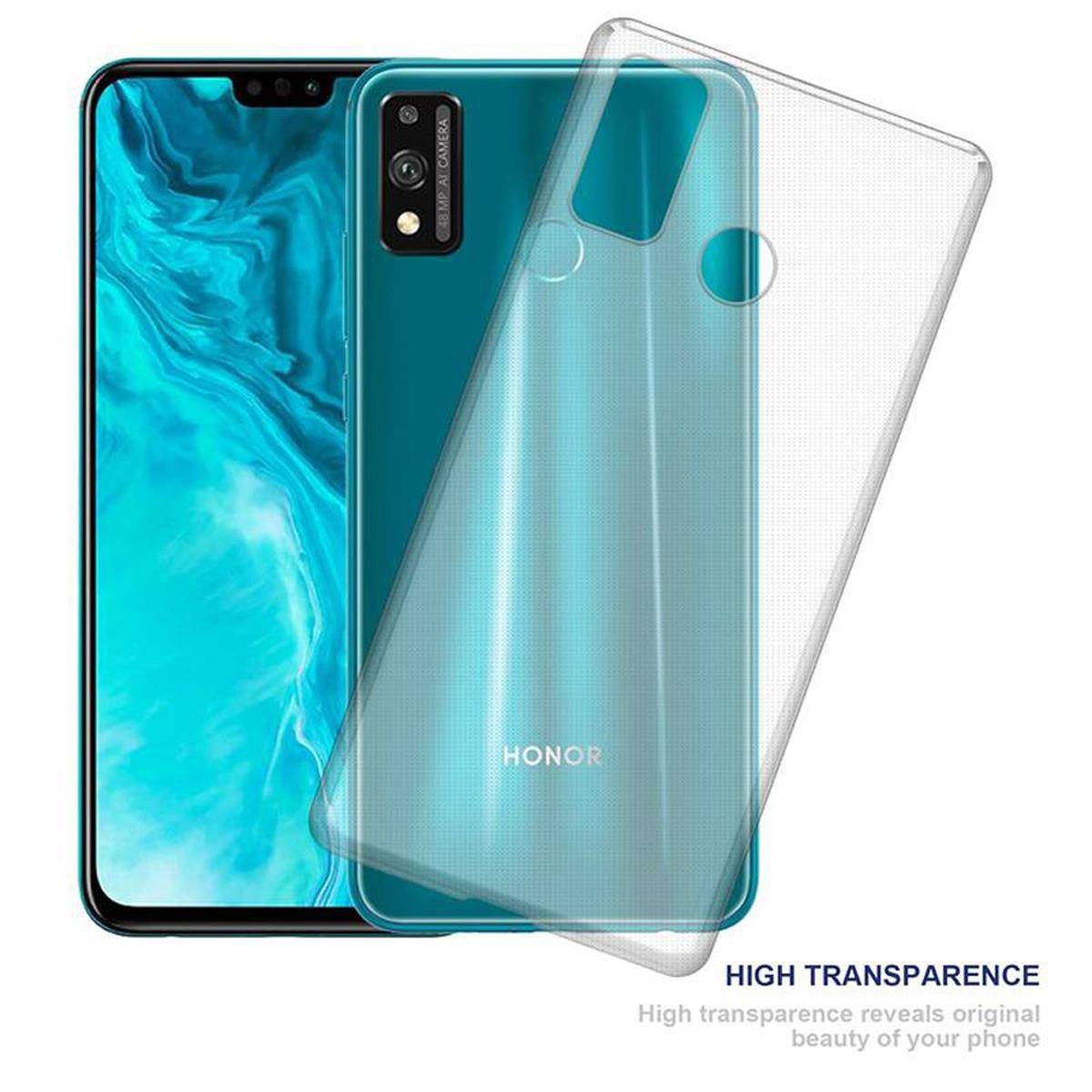 Cadorabo Hülle für Honor 9X LITE Schutz Hülle in Transparent Schutzhülle TPU Silikon Cover Etui Case