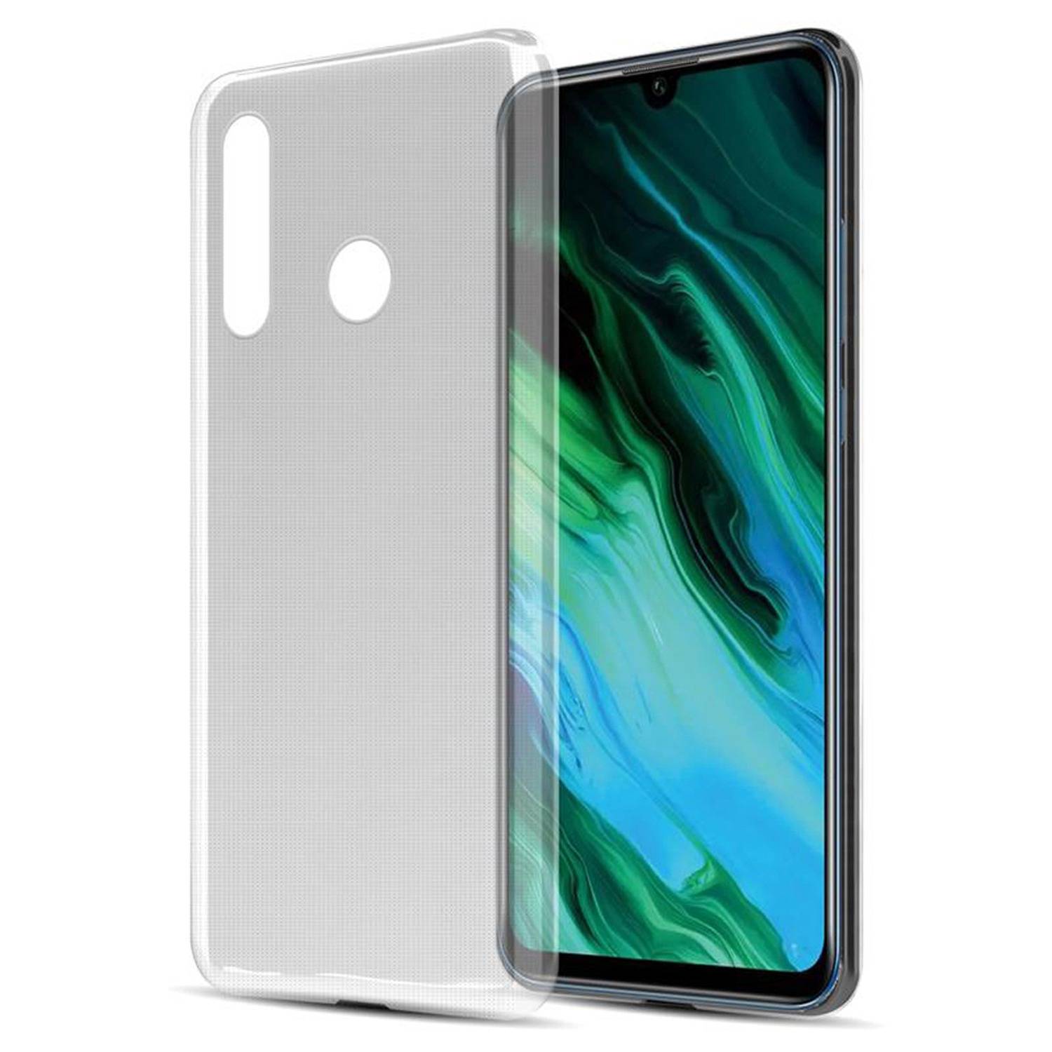 Cadorabo Hülle für Honor 20e Schutz Hülle in Transparent Schutzhülle TPU Silikon Cover Etui Case
