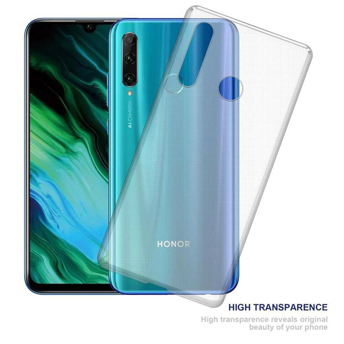Cadorabo Hülle für Honor 20e Schutz Hülle in Transparent Schutzhülle TPU Silikon Cover Etui Case
