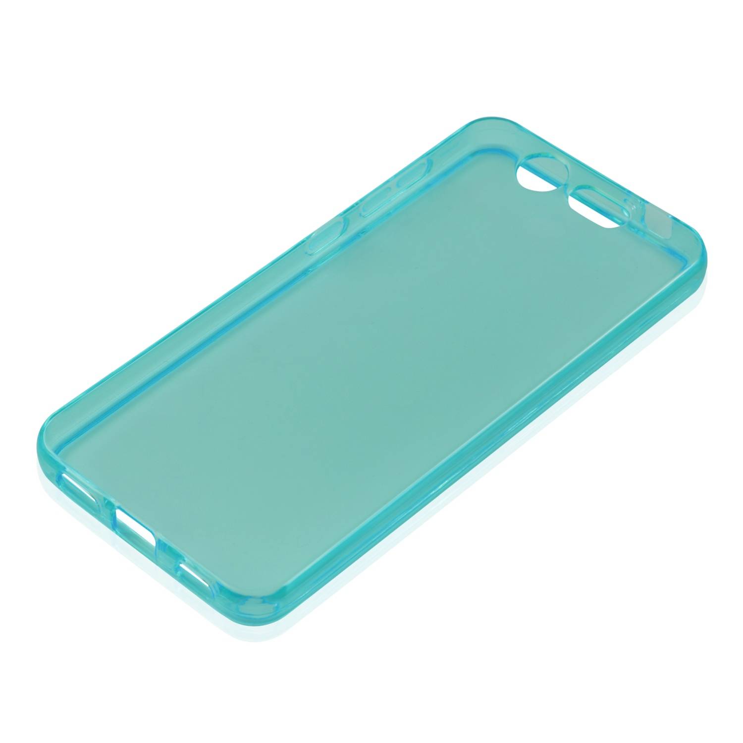 Cadorabo Hülle für ZTE Blade S7 Schutz Hülle in Blau Schutzhülle TPU Silikon Cover Etui Case