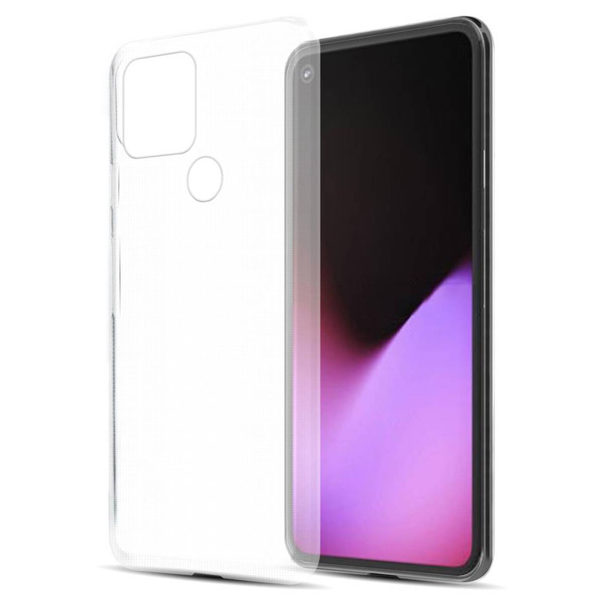 Cadorabo Hülle für Google PIXEL 5 Schutz Hülle in Transparent Schutzhülle TPU Silikon Cover Etui Case