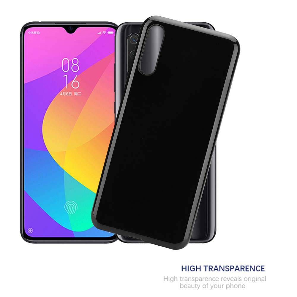 Cadorabo Hülle für Xiaomi Mi CC9 Schutz Hülle in Schwarz Schutzhülle TPU Silikon Cover Etui Case