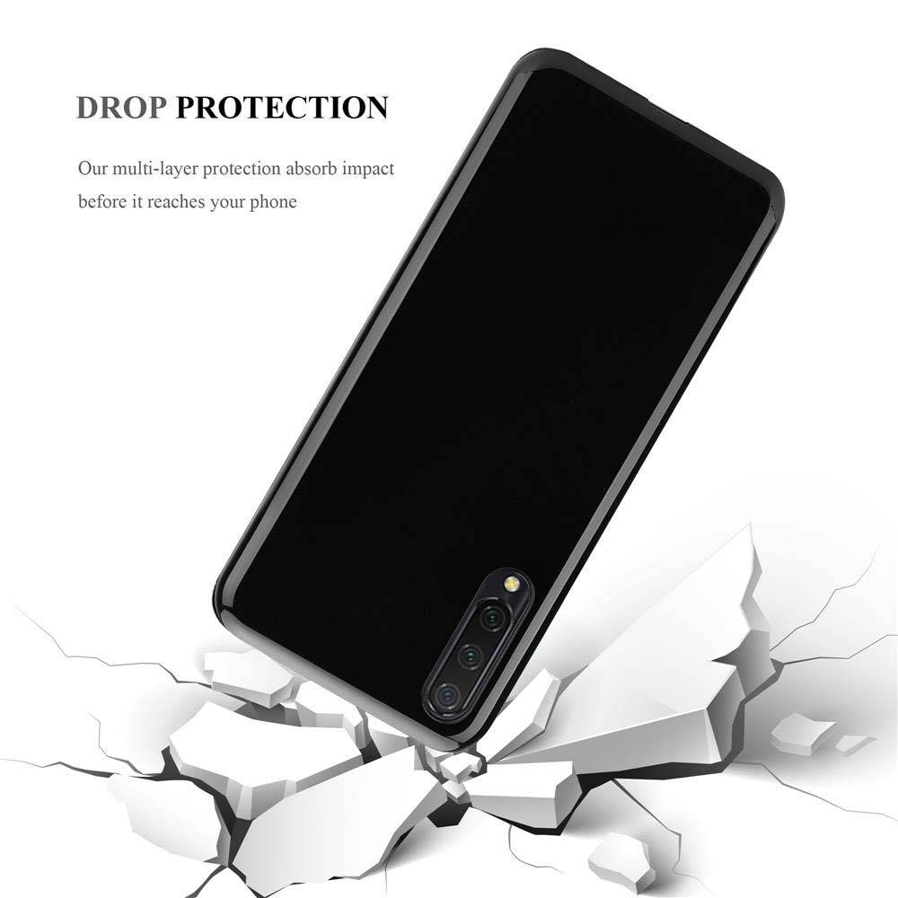 Cadorabo Hülle für Xiaomi Mi CC9 Schutz Hülle in Schwarz Schutzhülle TPU Silikon Cover Etui Case