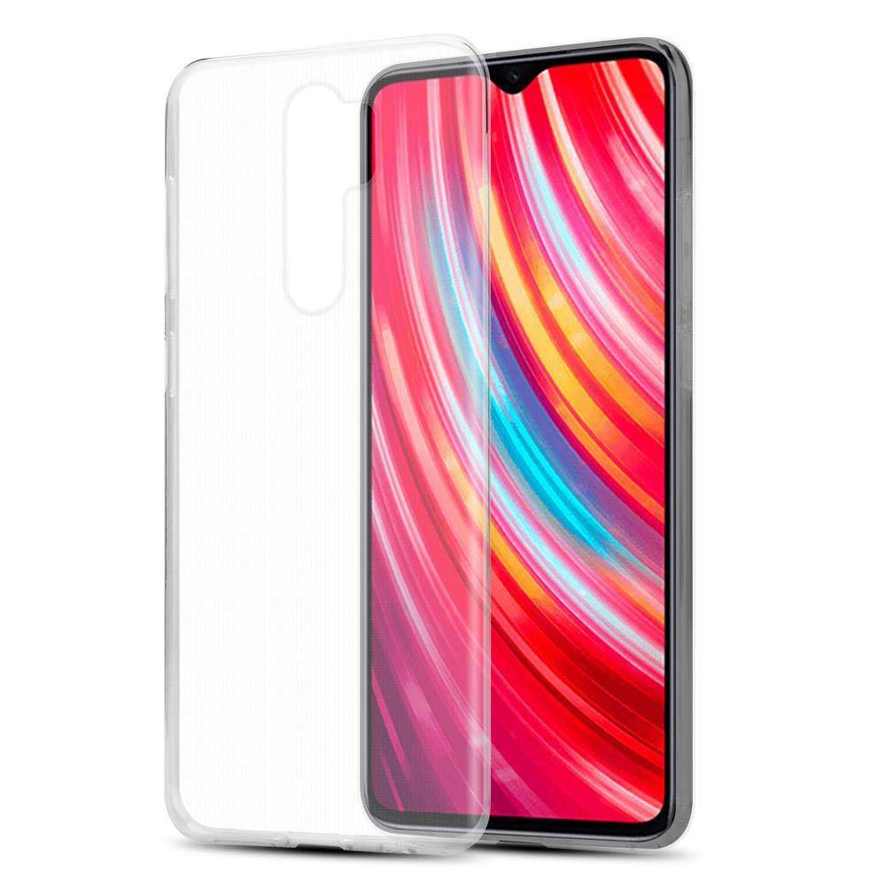 Cadorabo Hülle für Xiaomi RedMi NOTE 8 PRO Schutz Hülle in Transparent Schutzhülle TPU Silikon Cover Etui Case