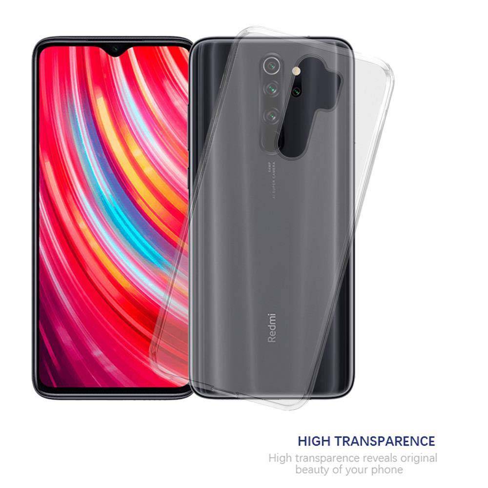 Cadorabo Hülle für Xiaomi RedMi NOTE 8 PRO Schutz Hülle in Transparent Schutzhülle TPU Silikon Cover Etui Case