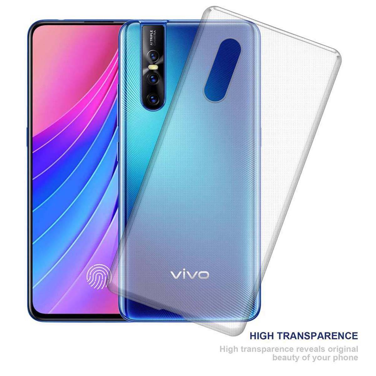 Cadorabo Hülle für Vivo V15 PRO Schutz Hülle in Transparent Schutzhülle TPU Silikon Cover Etui Case