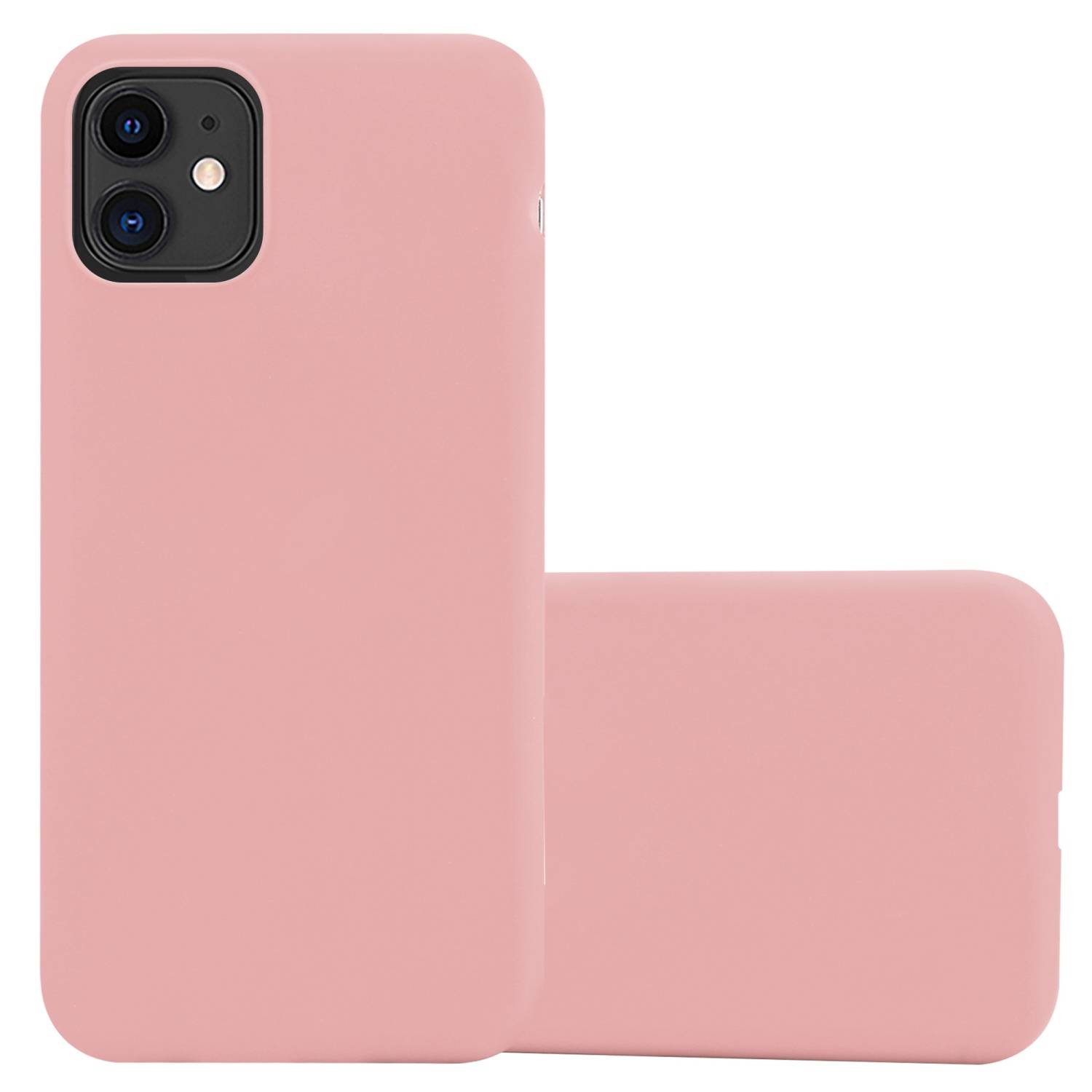 Cadorabo Hülle für Apple iPhone 11 Schutzhülle in Rosa Handyhülle TPU Silikon Etui Case Cover