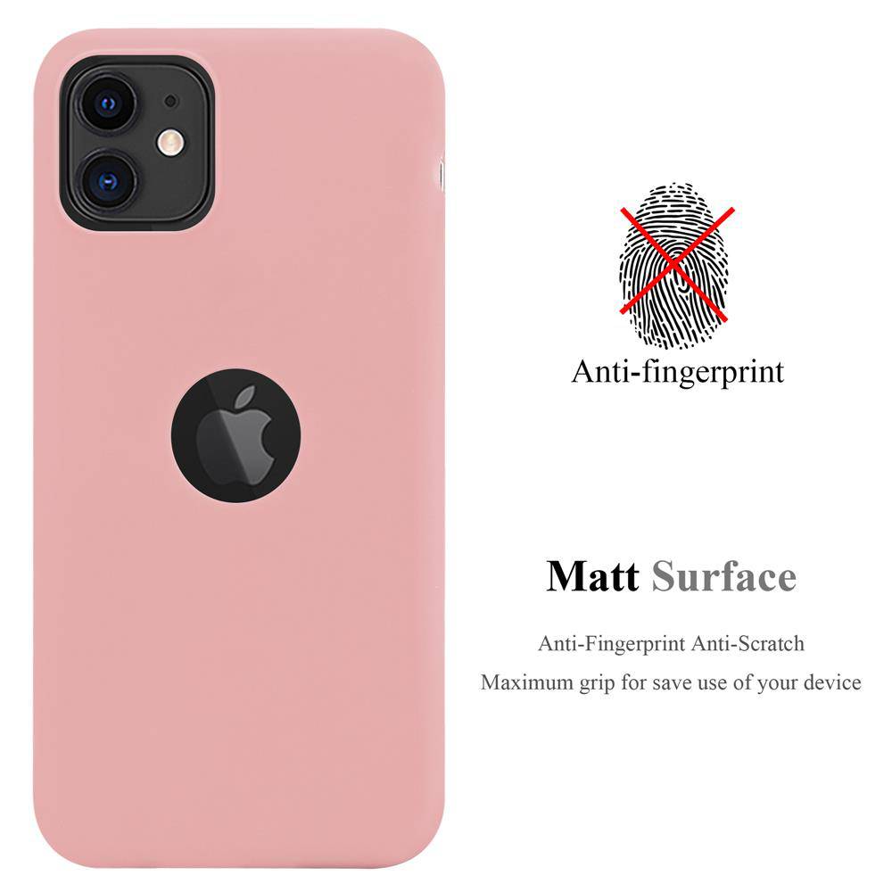 Cadorabo Hülle für Apple iPhone 11 Schutzhülle in Rosa Handyhülle TPU Silikon Etui Case Cover