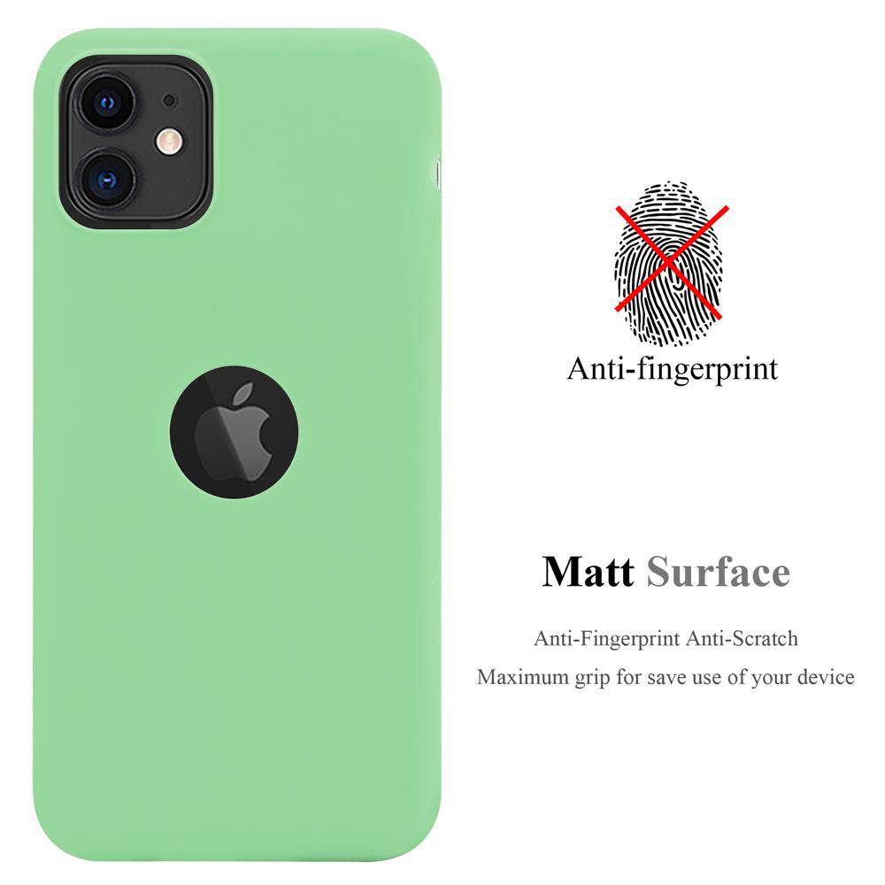 Cadorabo Hülle für Apple iPhone 11 Schutzhülle in Grün Handyhülle TPU Silikon Etui Case Cover