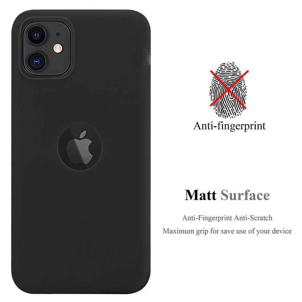 Cadorabo Hülle für Apple iPhone 11 Schutzhülle in Schwarz Handyhülle TPU Silikon Etui Case Cover