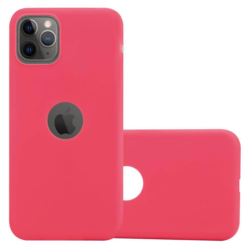 Cadorabo Hülle für Apple iPhone 11 PRO Schutzhülle in Rot Handyhülle TPU Silikon Etui Case Cover