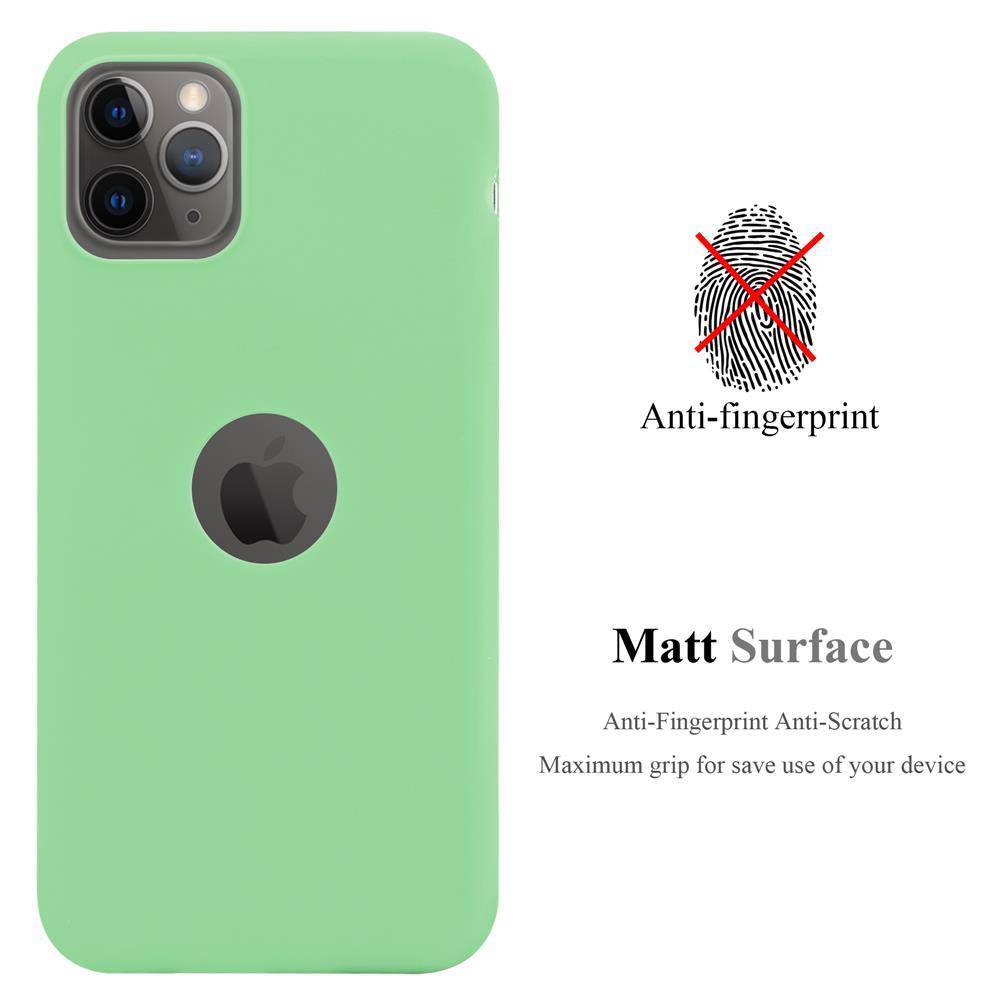 Cadorabo Hülle für Apple iPhone 11 PRO Schutzhülle in Grün Handyhülle TPU Silikon Etui Case Cover