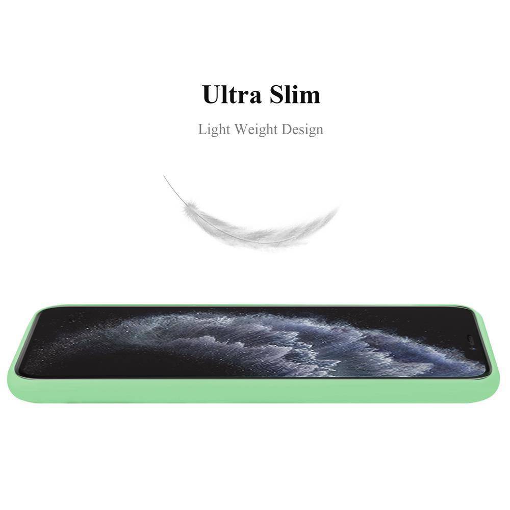 Cadorabo Hülle für Apple iPhone 11 PRO Schutzhülle in Grün Handyhülle TPU Silikon Etui Case Cover