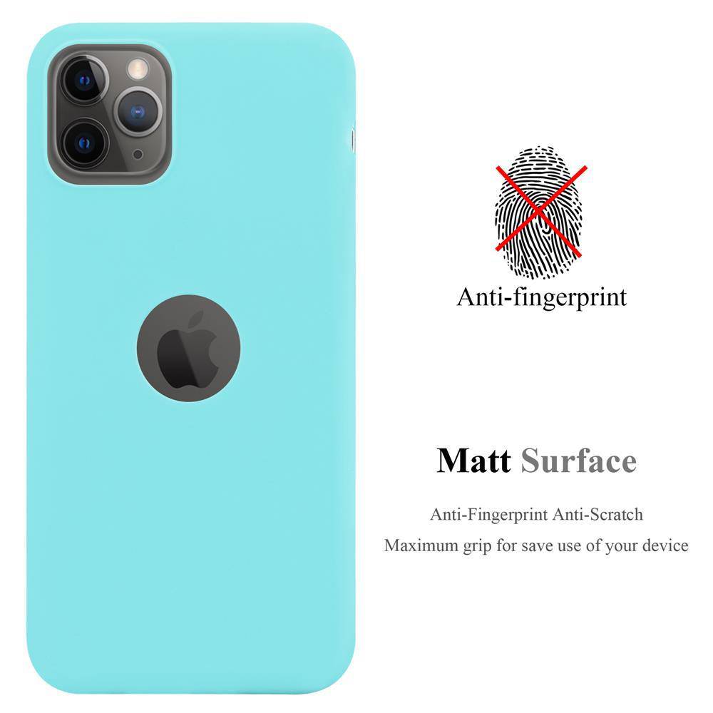 Cadorabo Hülle für Apple iPhone 11 PRO Schutzhülle in Blau Handyhülle TPU Silikon Etui Case Cover