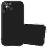 Cadorabo Hülle für Apple iPhone 12 / 12 PRO Schutzhülle in Schwarz Handyhülle TPU Silikon Etui Case Cover