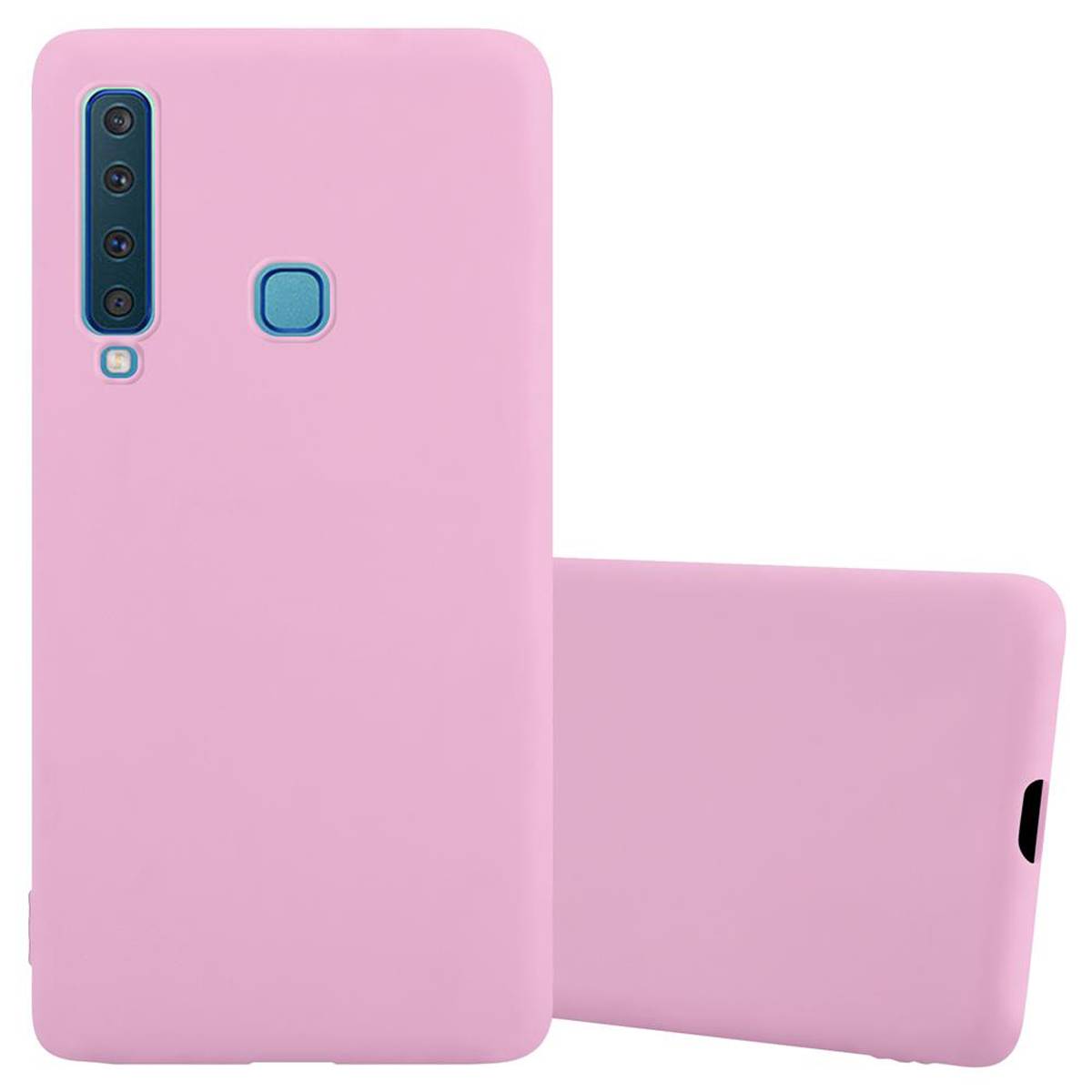 Cadorabo Hülle für Samsung Galaxy A9 2018 Schutzhülle in Rosa Handyhülle TPU Silikon Etui Case Cover