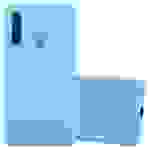 Cadorabo Hülle für Samsung Galaxy A9 2018 Schutzhülle in Blau Handyhülle TPU Silikon Etui Case Cover