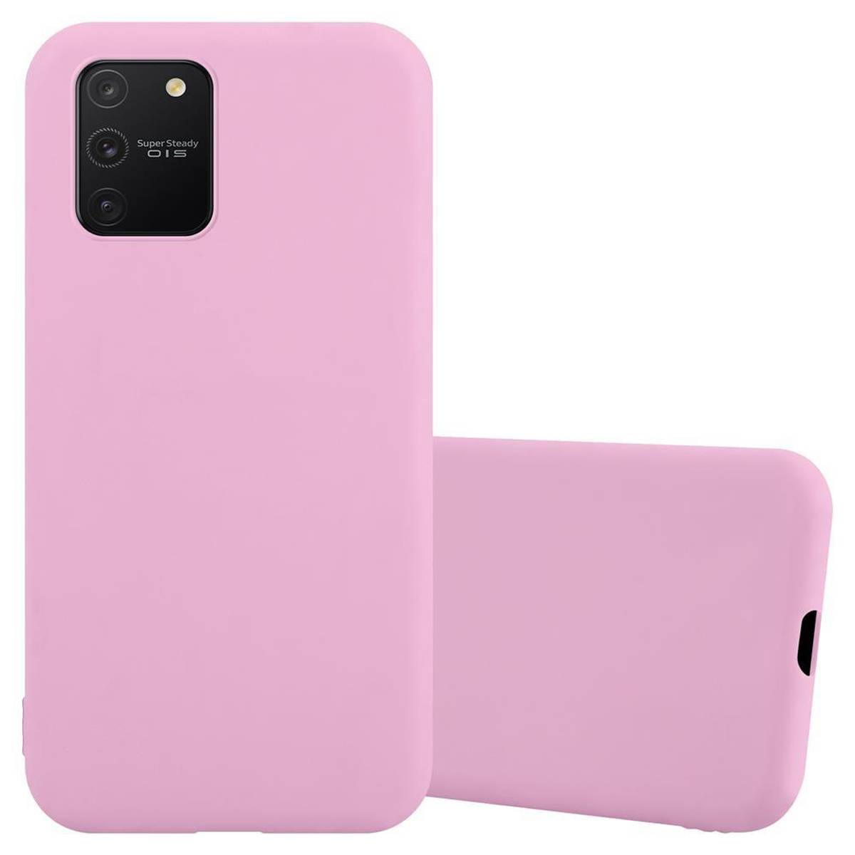 Cadorabo Hülle für Samsung Galaxy A91 / S10 LITE / M80s Schutzhülle in Rosa Handyhülle TPU Silikon Etui Case Cover