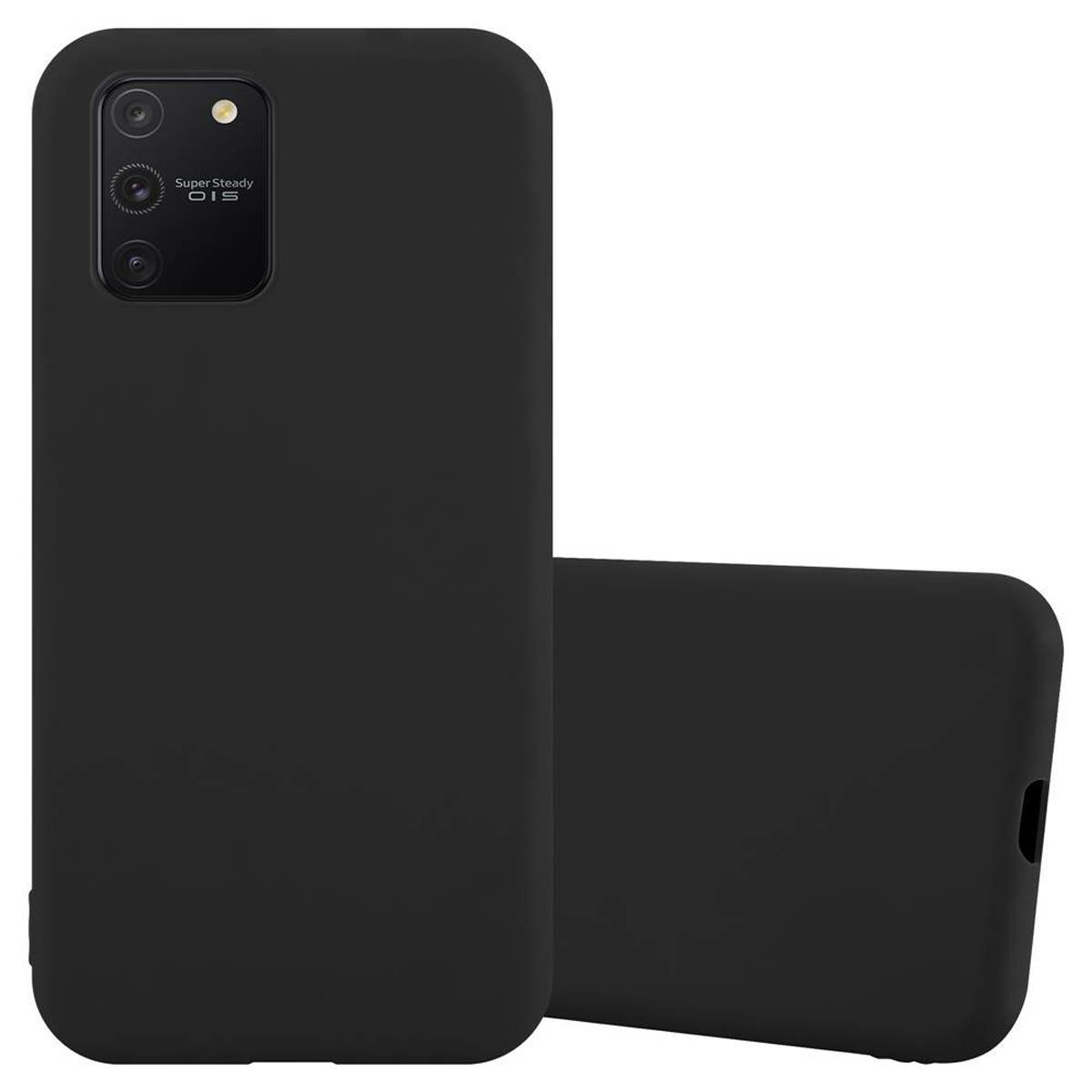 Cadorabo Hülle für Samsung Galaxy A91 / S10 LITE / M80s Schutzhülle in Schwarz Handyhülle TPU Silikon Etui Case Cover