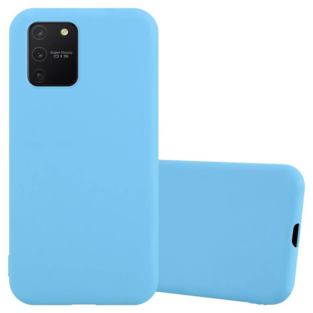 Cadorabo Hülle für Samsung Galaxy A91 / S10 LITE / M80s Schutzhülle in Blau Handyhülle TPU Silikon Etui Case Cover