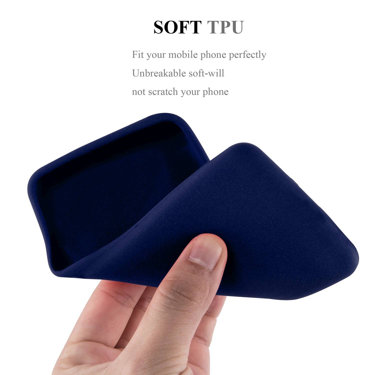 Cadorabo Hülle für Samsung Galaxy J5 2017 US Version Schutzhülle in Blau Handyhülle TPU Silikon Etui Case Cover