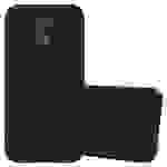 Cadorabo Hülle für Samsung Galaxy J7 PLUS / C8 Schutzhülle in Schwarz Handyhülle TPU Silikon Etui Case Cover