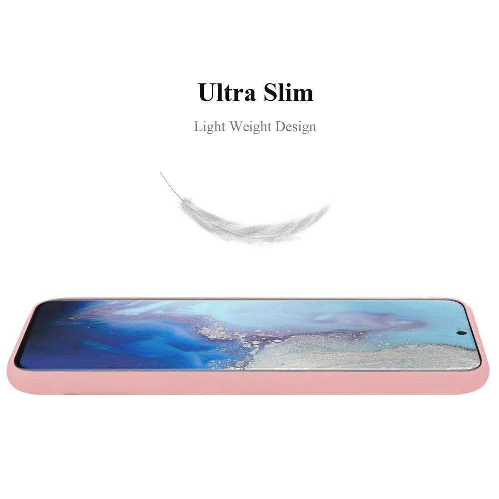Cadorabo Hülle für Samsung Galaxy S20 Schutzhülle in Rosa Handyhülle TPU Silikon Etui Case Cover