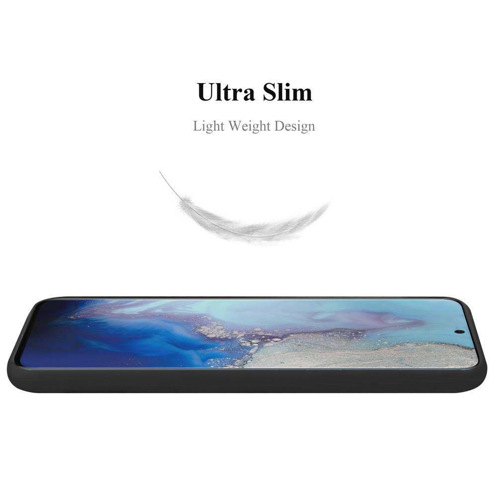 Cadorabo Hülle für Samsung Galaxy S20 Schutzhülle in Schwarz Handyhülle TPU Silikon Etui Case Cover