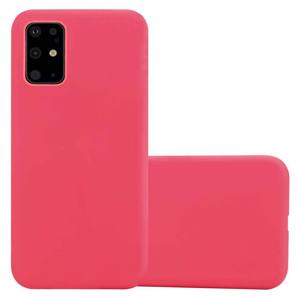 Cadorabo Hülle für Samsung Galaxy S20 PLUS Schutzhülle in Rot Handyhülle TPU Silikon Etui Case Cover