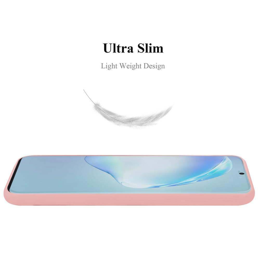 Cadorabo Hülle für Samsung Galaxy S20 PLUS Schutzhülle in Rosa Handyhülle TPU Silikon Etui Case Cover