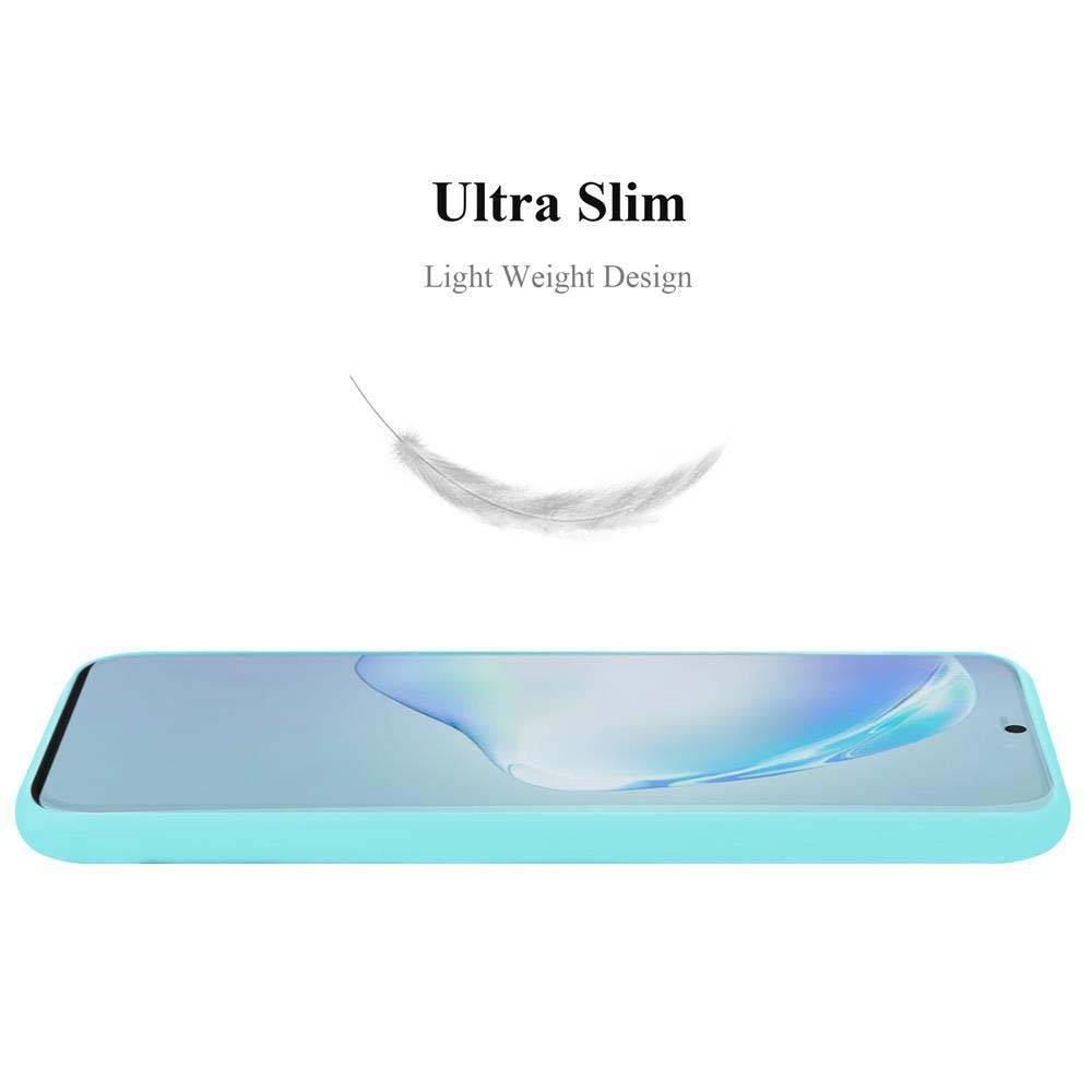 Cadorabo Hülle für Samsung Galaxy S20 PLUS Schutzhülle in Blau Handyhülle TPU Silikon Etui Case Cover