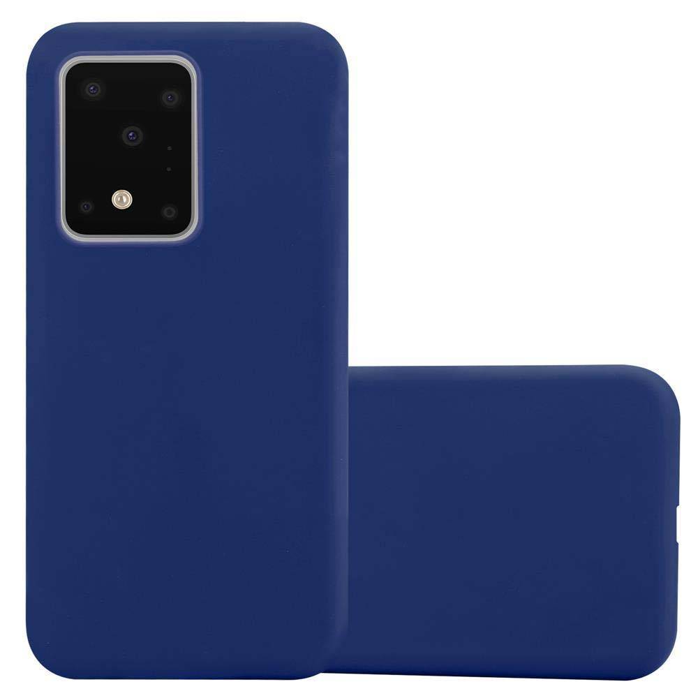 Cadorabo Hülle für Samsung Galaxy S20 ULTRA Schutzhülle in Blau Handyhülle TPU Silikon Etui Case Cover