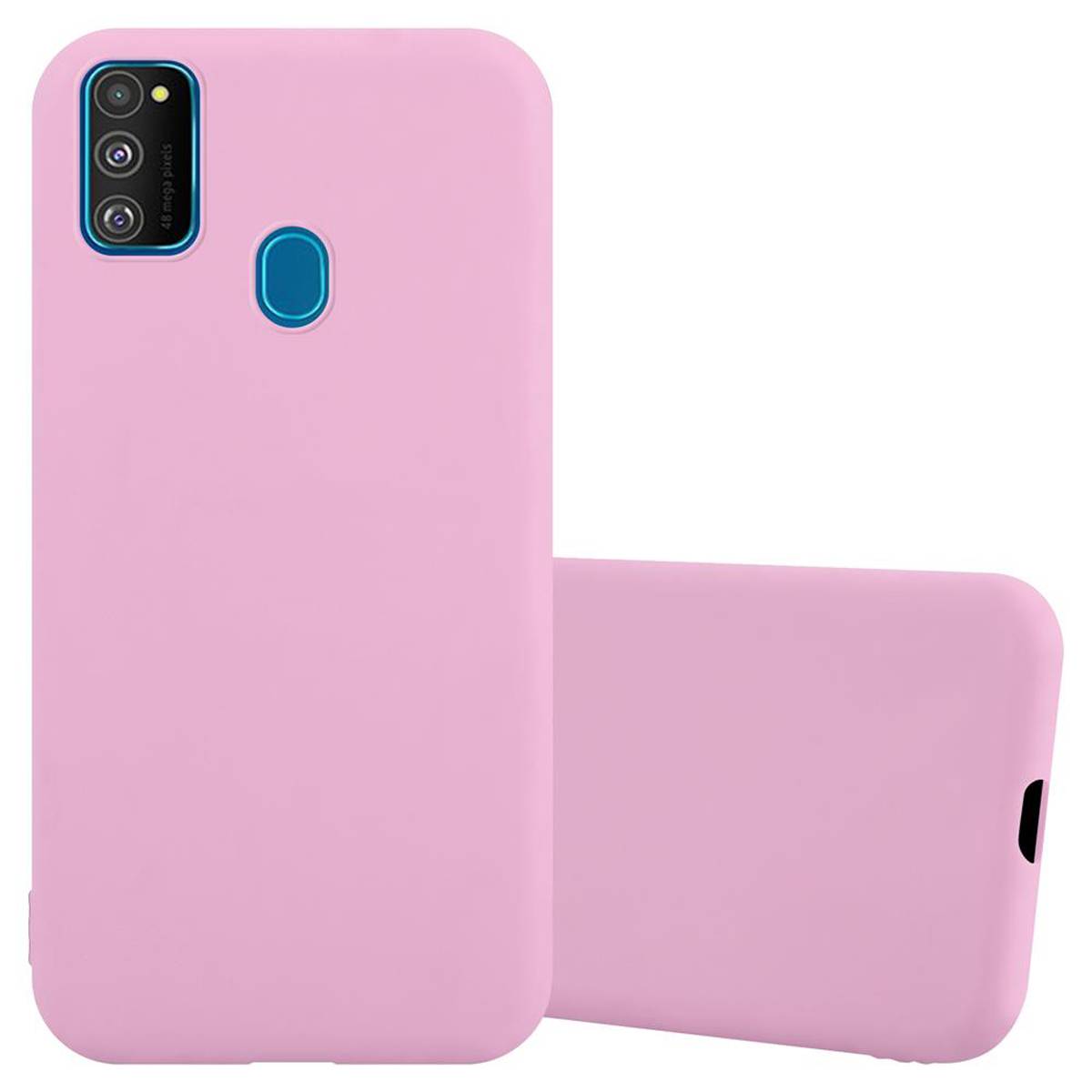 Cadorabo Hülle für Samsung Galaxy M21 / M30s Schutzhülle in Rosa Handyhülle TPU Silikon Etui Case Cover
