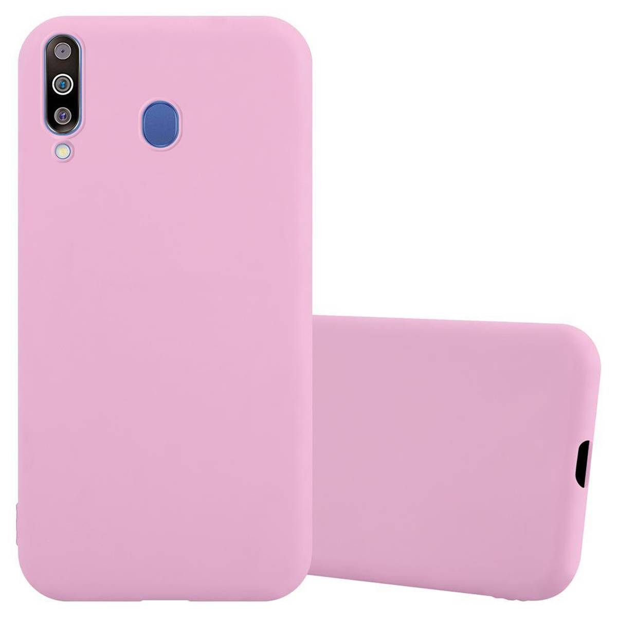 Cadorabo Hülle für Samsung Galaxy M30 / A40s Schutzhülle in Rosa Handyhülle TPU Silikon Etui Case Cover