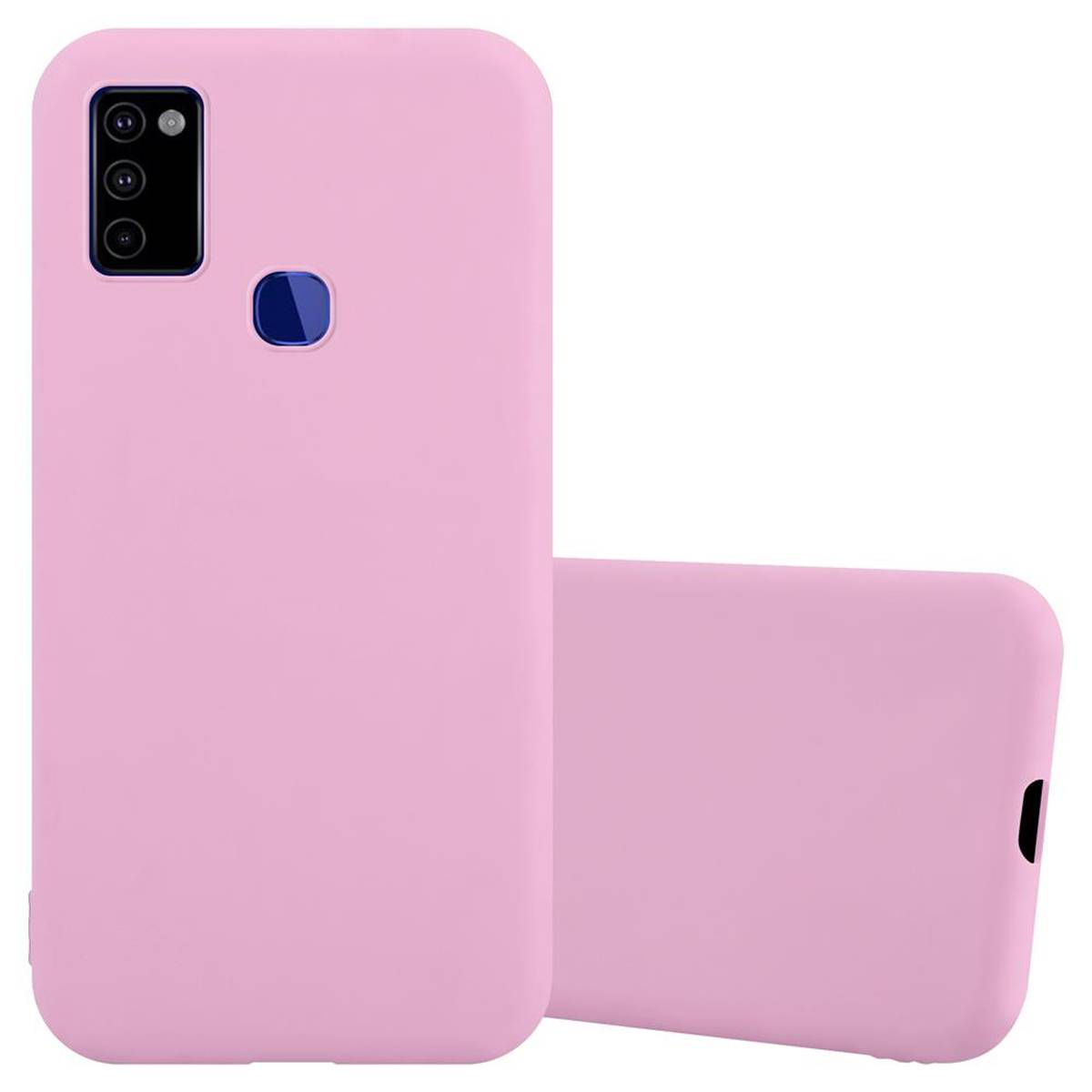 Cadorabo Hülle für Samsung Galaxy M51 US Version Schutzhülle in Rosa Handyhülle TPU Silikon Etui Case Cover